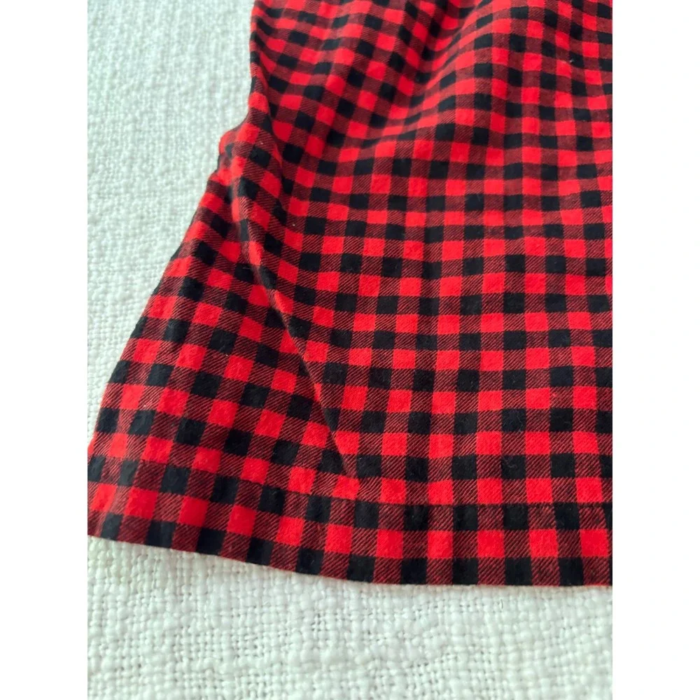 OshKosh & Carters Girls Red Plaid Holiday Dress Bundle Size 6 6X Lot of 2